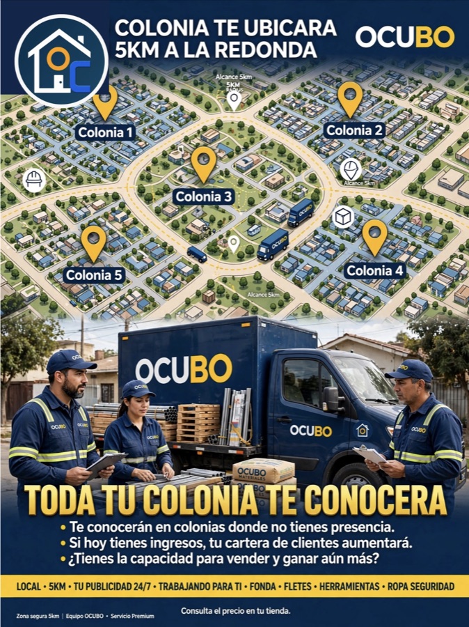 Diseño publicitario OCUBO, modalidad básica mensual