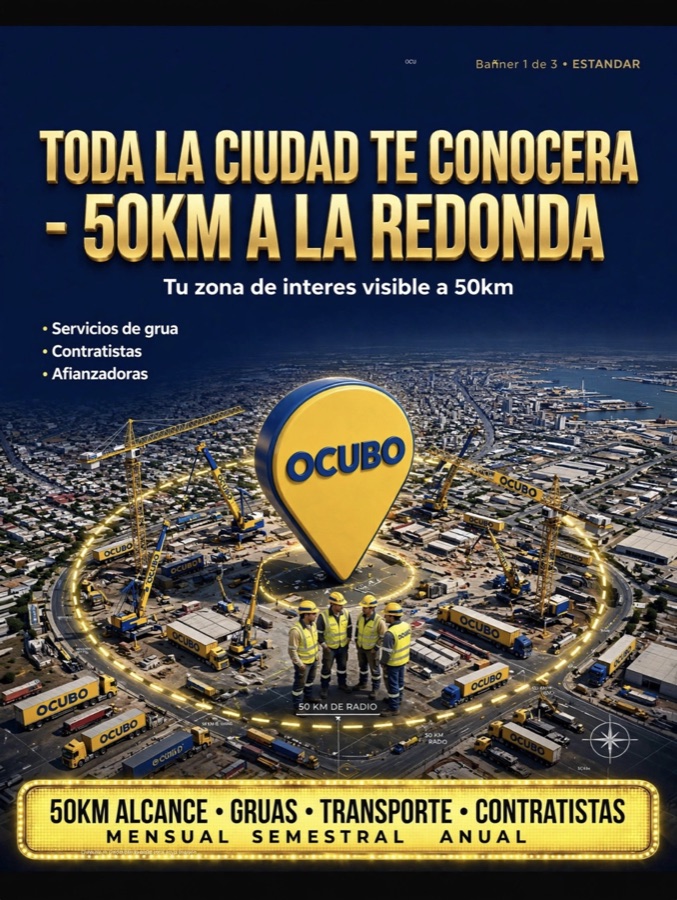 Diseño publicitario OCUBO, modalidad estándar mensual
